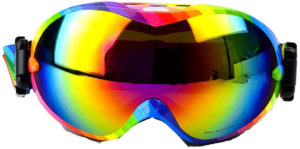 masque de ski arc-en-ciel