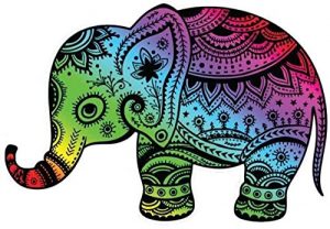 Sticker éléphant
