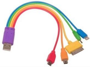 Câble chargeur USB 5 en 1