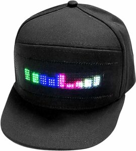 Casquette de baseball à LED RGB